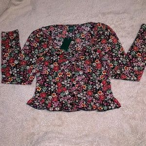 Long Sleeve Floral Top